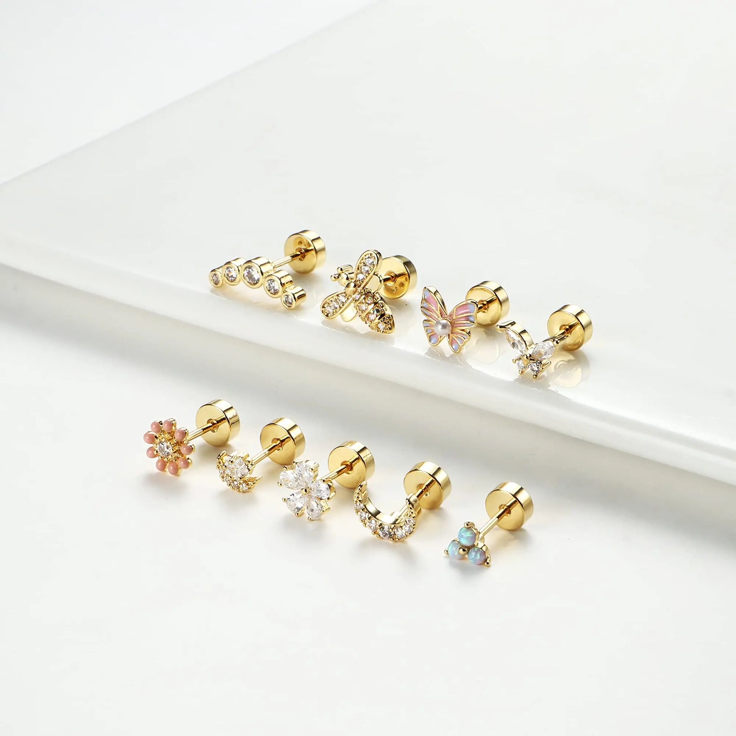 Stud Flat Back Earring