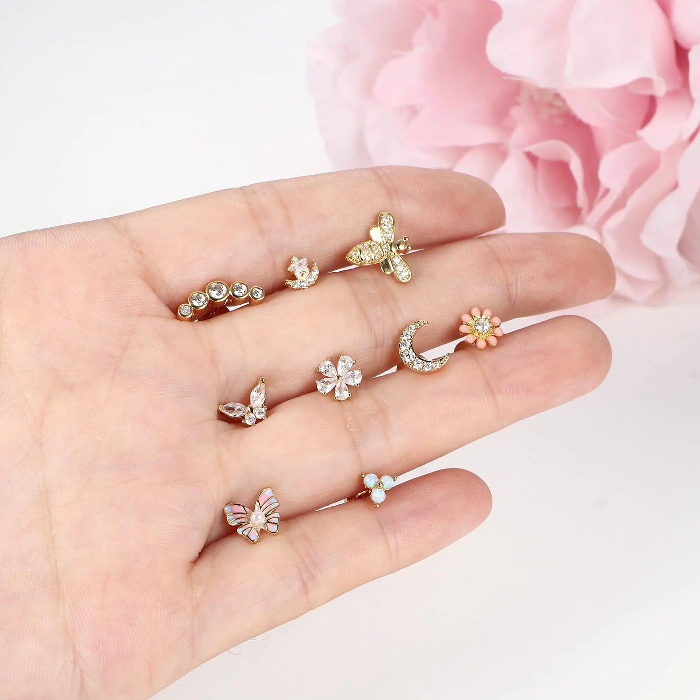 Stud Flat Back Earring