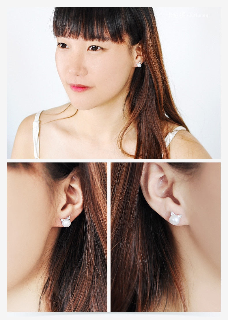 Pearl Stud Earrings