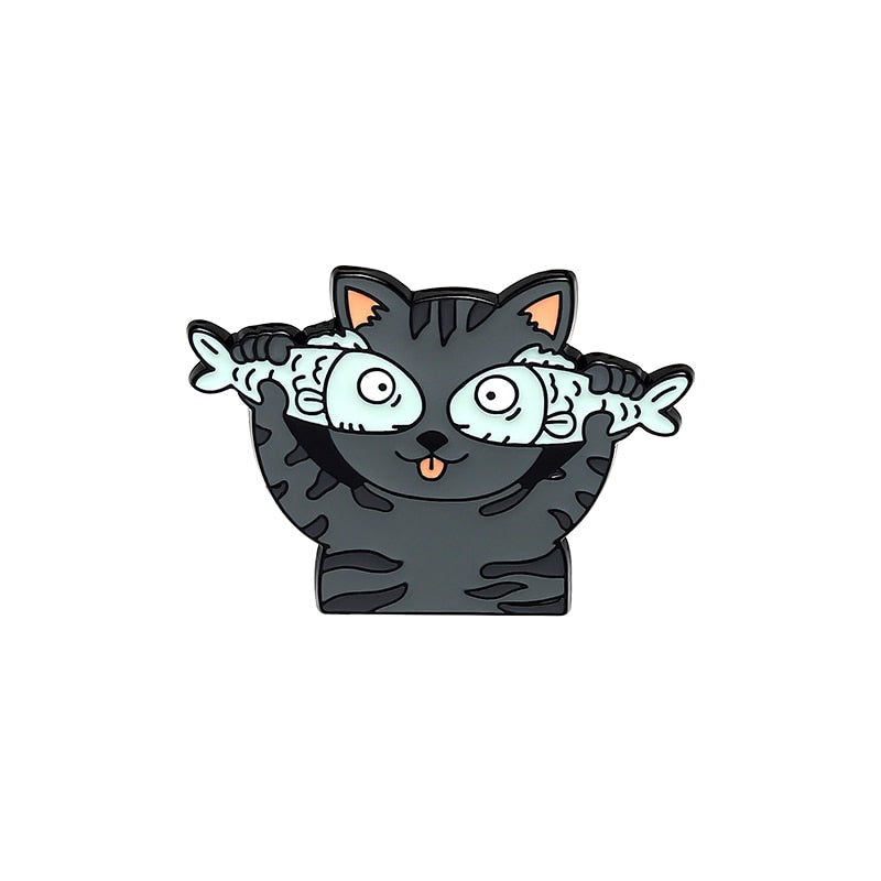 Better with Cats Enamel Pins