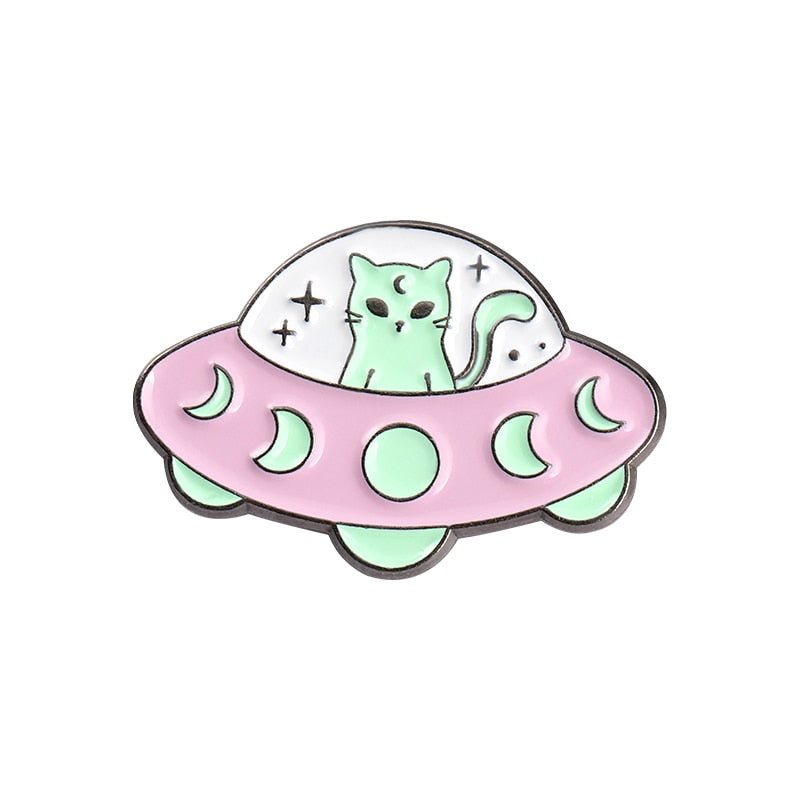 Give me Space Enamel Pins