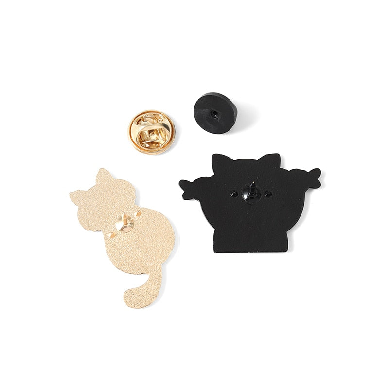 Better with Cats Enamel Pins