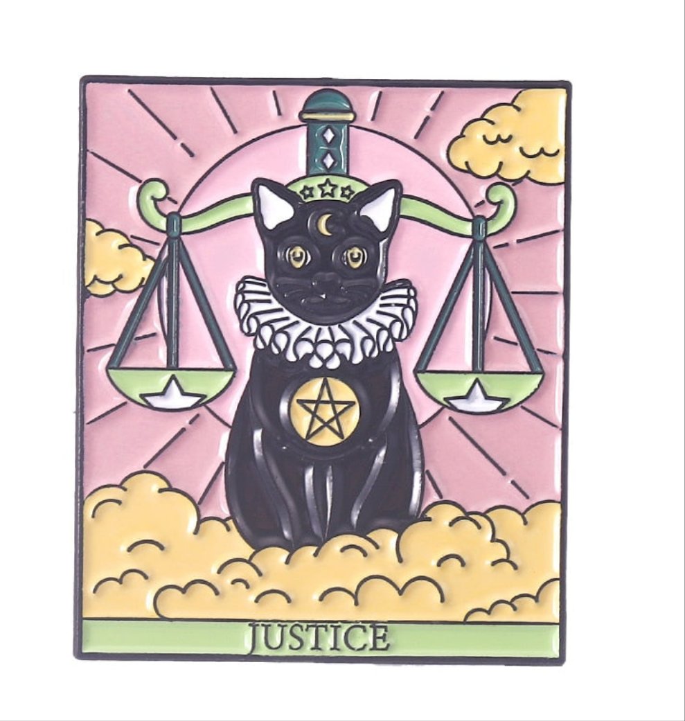 Tarot Cat Enamel Pins