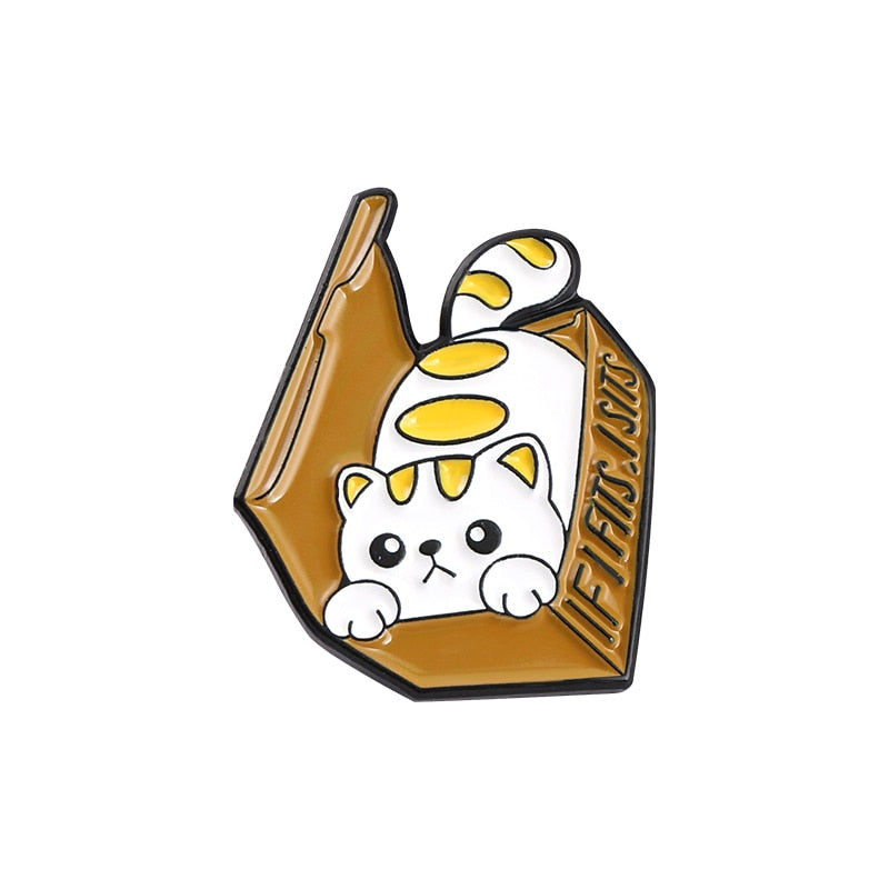 Better with Cats Enamel Pins