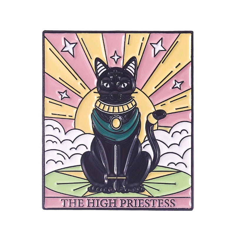 Tarot Cat Enamel Pins