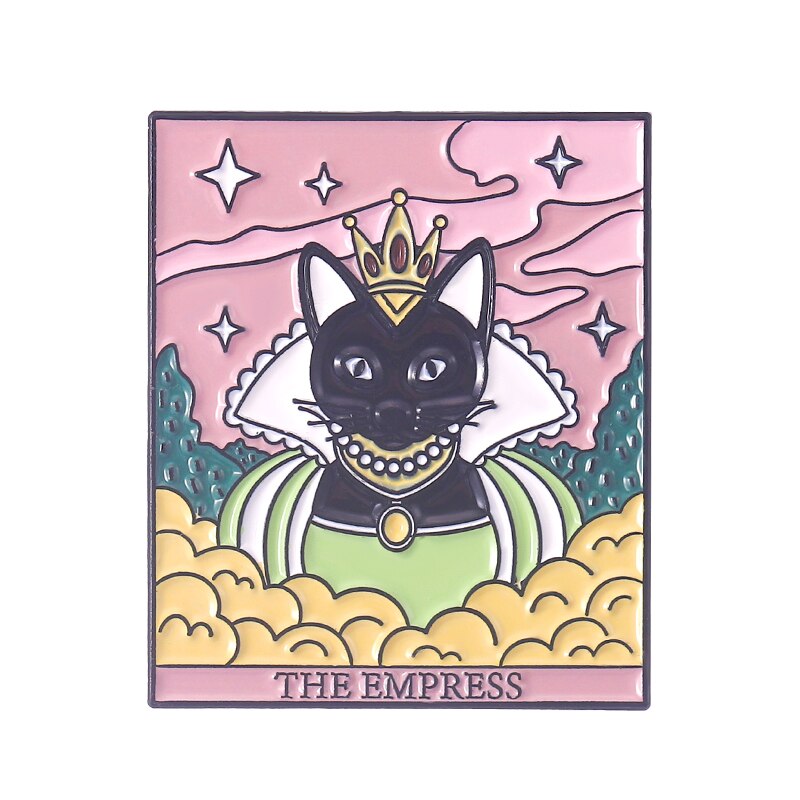 Tarot Cat Enamel Pins