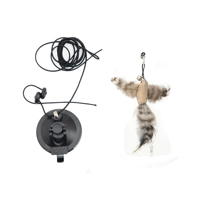 Hanging Retractable Cat Toy